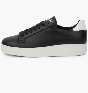 Кросівки Barbour Leather Trainers Black/White LFO0407BK32