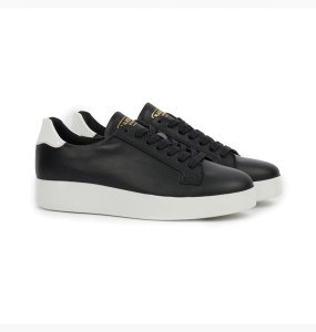 Кросівки Barbour Leather Trainers Black/White LFO0407BK32