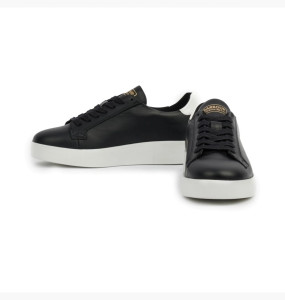 Кросівки Barbour Leather Trainers Black/White LFO0407BK32