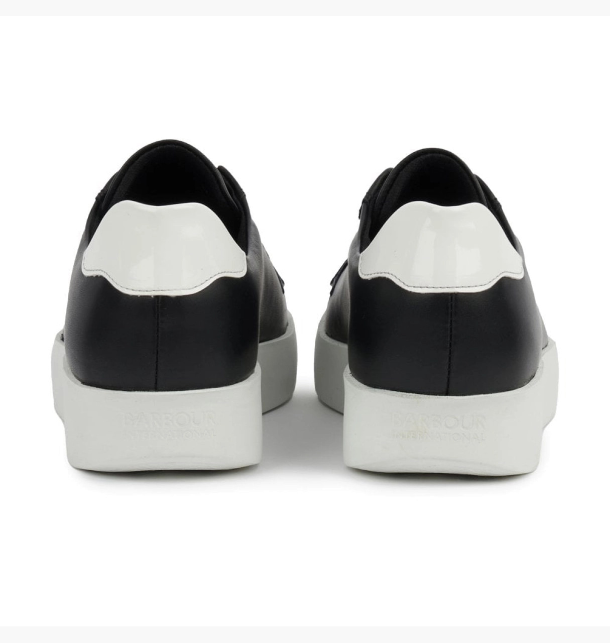 Кросівки Barbour Leather Trainers Black/White LFO0407BK32