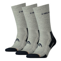 Шкарпетки Head PERFORMANCE CREW 3PPK UNISEX сірий, синій Уні 35-38 741020001-650