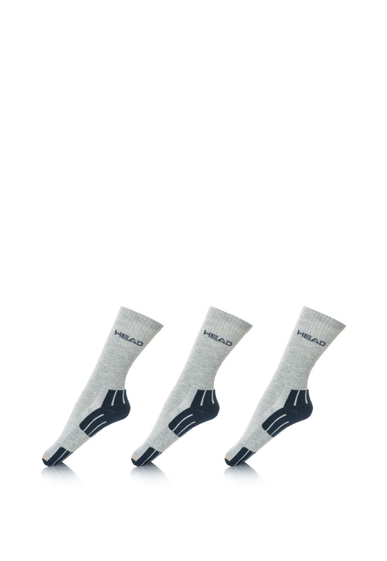 Шкарпетки Head PERFORMANCE CREW 3PPK UNISEX сірий, синій Уні 35-38 741020001-650