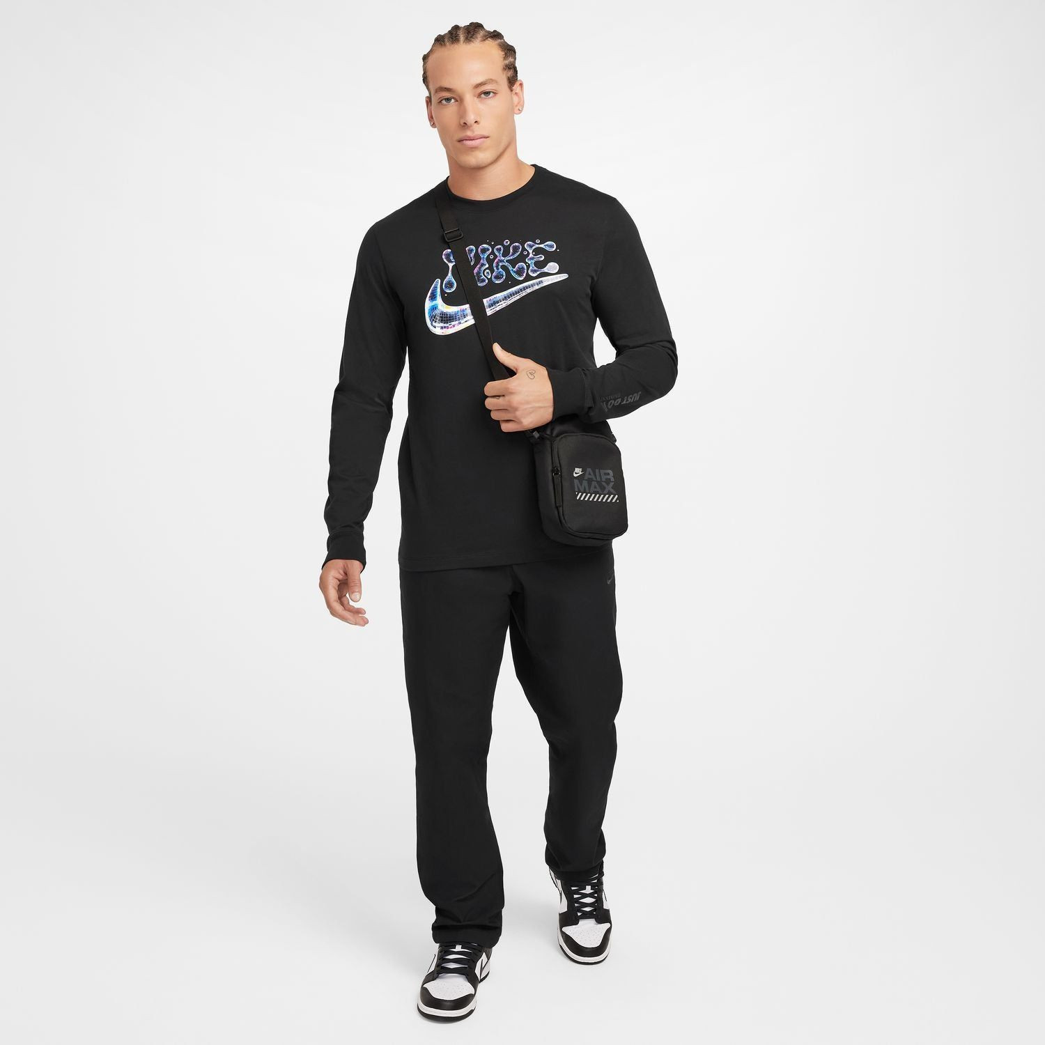 Футболка Nike Club Longsleeve HJ3299-010 S HJ3299-010