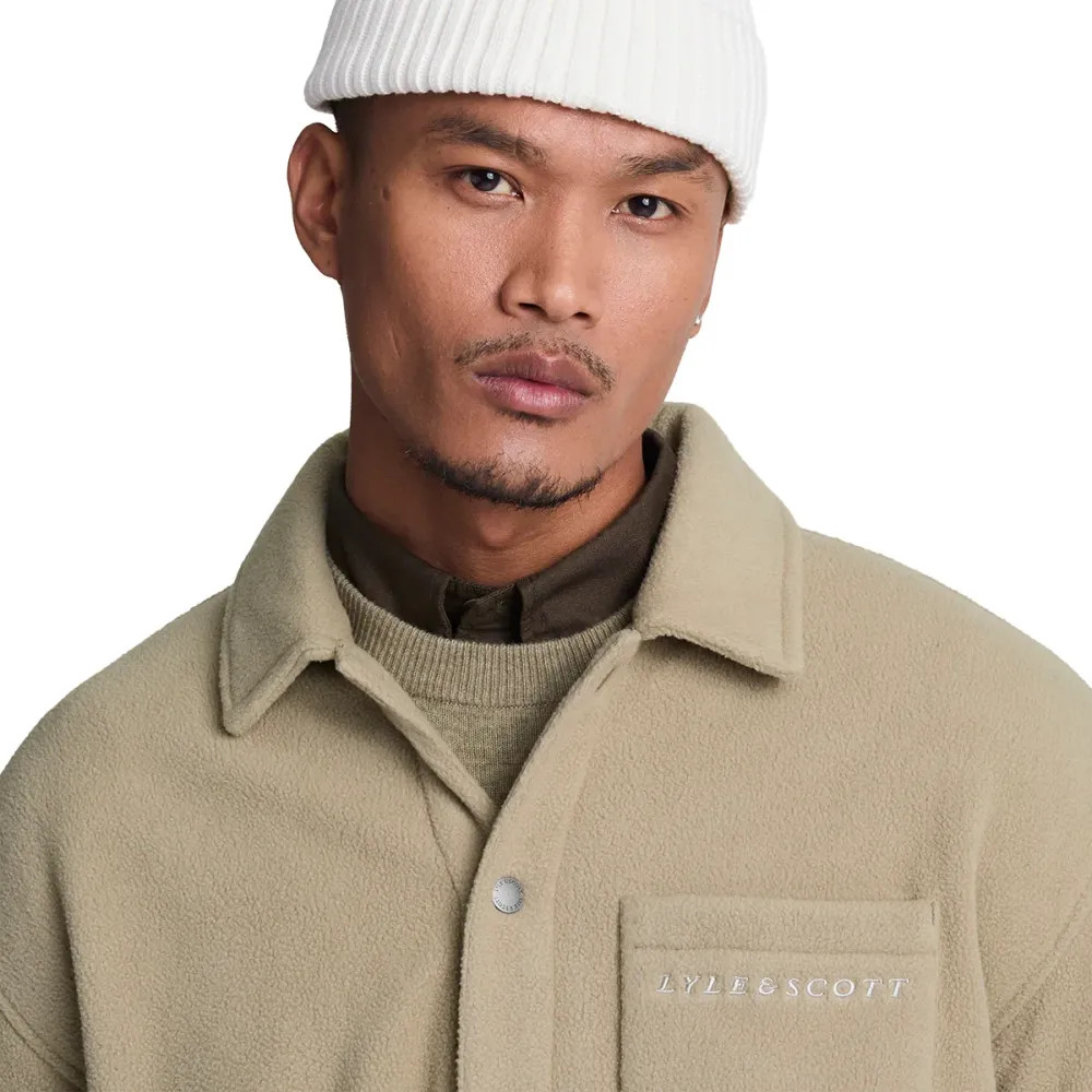 Сорочка Lyle & Scott EMBROIDERED FLEECE OVERSHIRT LW1907V-X309