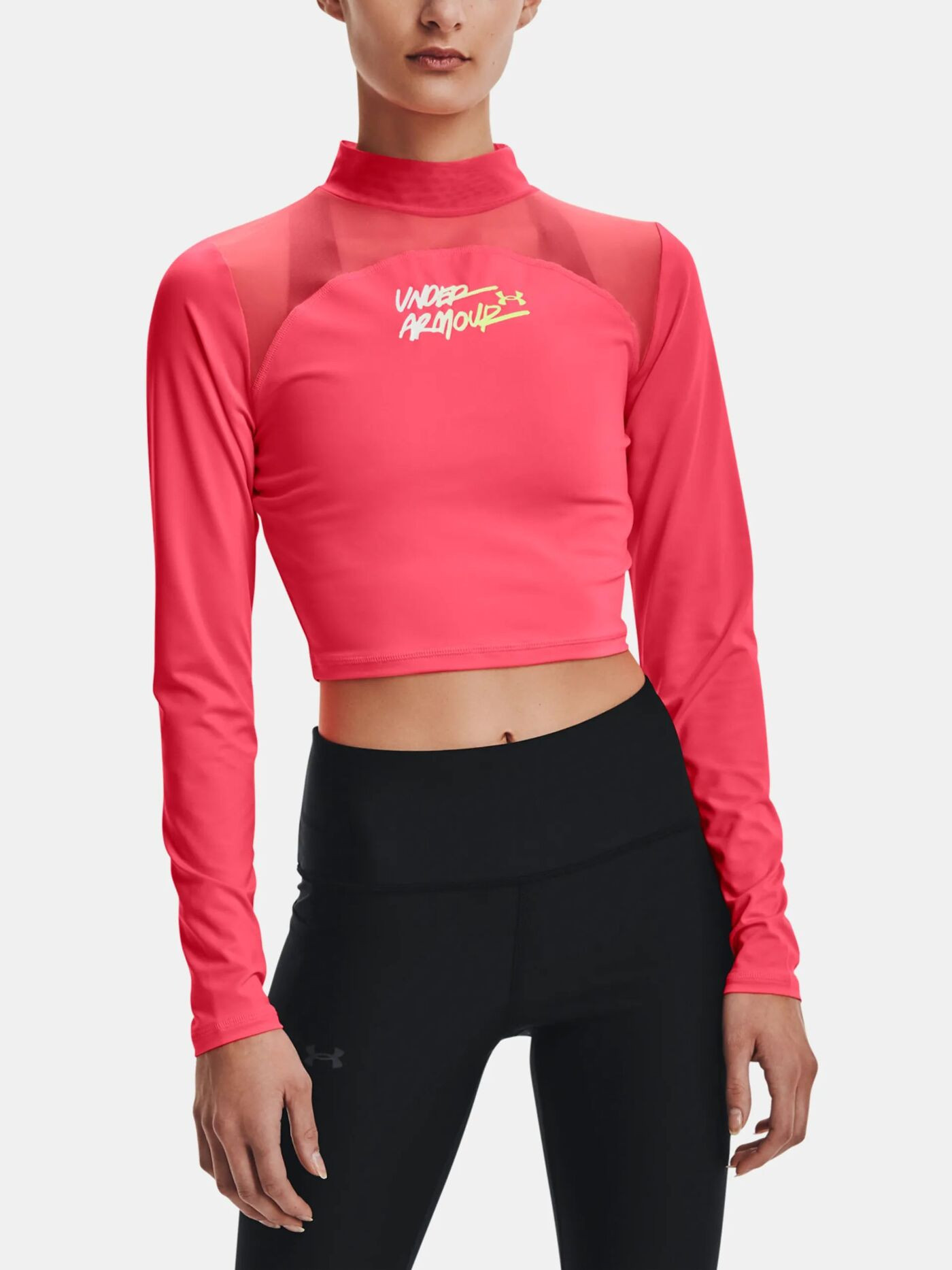 Лонгслів жіночий Under Armour Heatgear® Pink 1365760-819