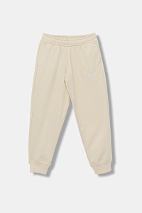 Штани спортивні піділткові ESS SCRIPT Sweatpants 68872987 Puma 140 Бежевий 68872987