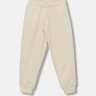 Штани спортивні піділткові ESS SCRIPT Sweatpants 68872987 Puma 140 Бежевий 68872987