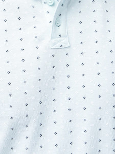 Поло alloverprinted polo 1024053-29658 Tom Tailor L Білий 1024053-29658