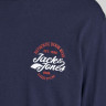 Футболка с длинными рукавами JJBRAT TEE LS 12200518-Navy Blazer-Fit:Standard fit Jack&Jones L Темно- 12200518-NAVY BLAZER-FIT: