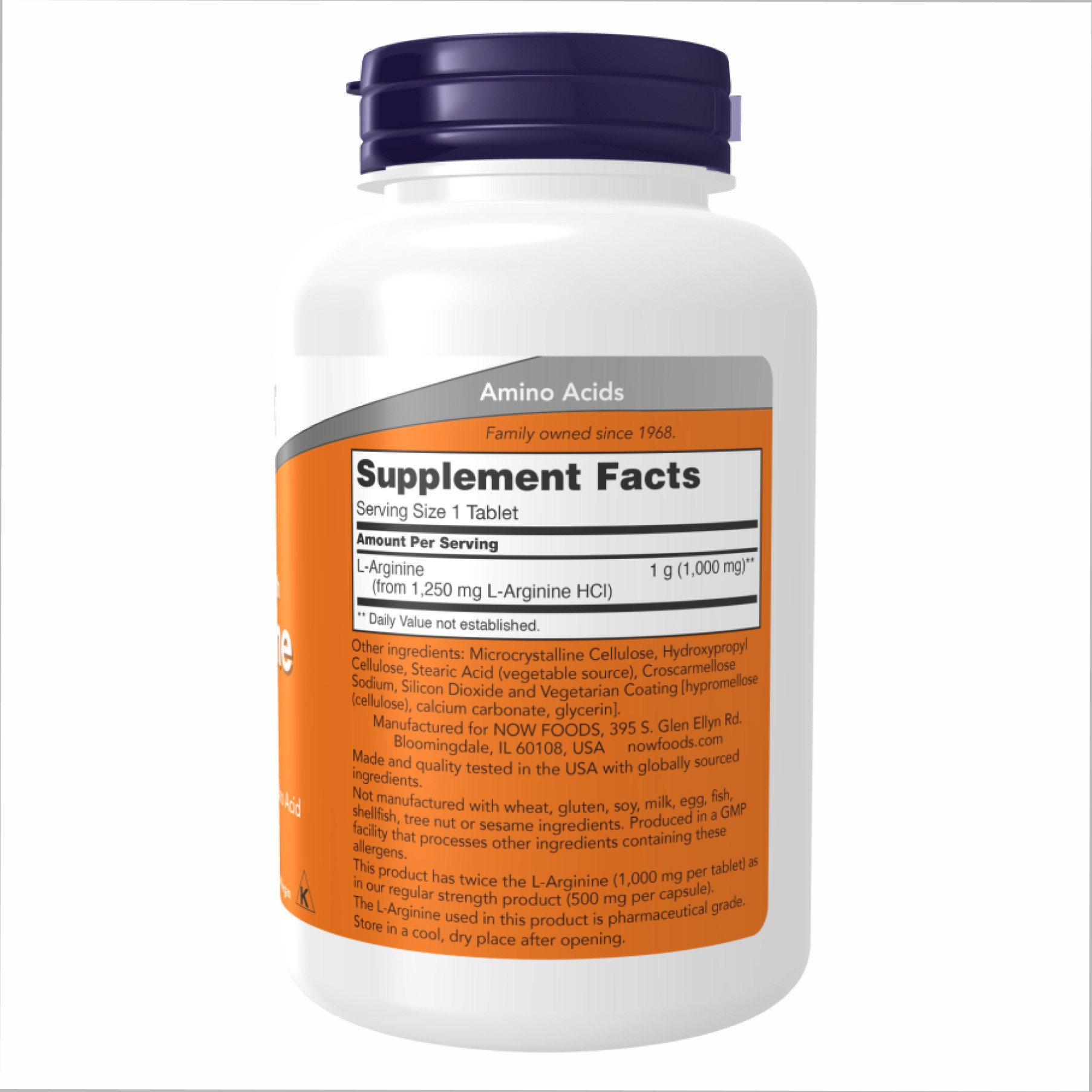 Таблетки L-Arginine 1000mg - 120 tabs 2022-10-0647