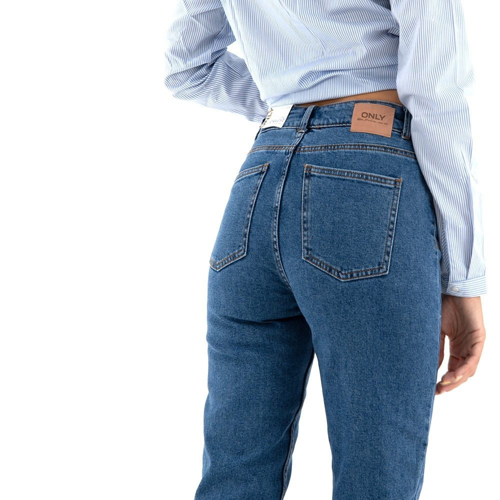 Джинси ONLEMILY LIFE HW STR A DNM JEANS MAE0005 15210071 Medium Blue Den ONLY 28/34 Синій 15210071MediumBlueDen