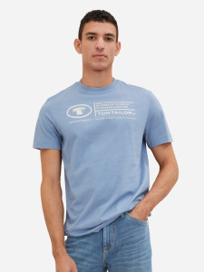 Футболка 1035611-12364 Tom Tailor L Блакитний 1035611-12364