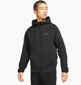 Толстовка Nike M NSW TE FZ FLC HOODIE DD5284-010