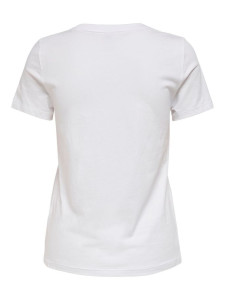 Футболка ONLLANA LIFE REG S/S PHOTO TOP BOX JRS 15228829 Bright White MELON ONLY L Білий 15228829BRIGHTWHITEMELON