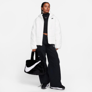 Куртка жіноча Nike Sportswear Classic Puffer Therma-Fit Loose Hooded Jacket White FB7672-133