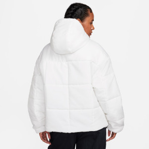 Куртка жіноча Nike Sportswear Classic Puffer Therma-Fit Loose Hooded Jacket White FB7672-133