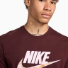 Футболка чоловіча Nike Nsw Tee 12Mo Futura Bordo FQ8034-652