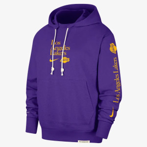 Худі чоловіче Nike Los Angeles Lakers Standard Issue Courtside Dri-Fit Nba Hoodie Violet FD8594-504