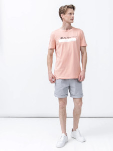 Футболка printed t-shirt 1030693-29513 Tom Tailor L Розовий 1030693-29513