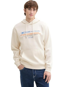 Худі Men's Sweater 1043298-14471 Tom Tailor L Кремовий 1043298-14471
