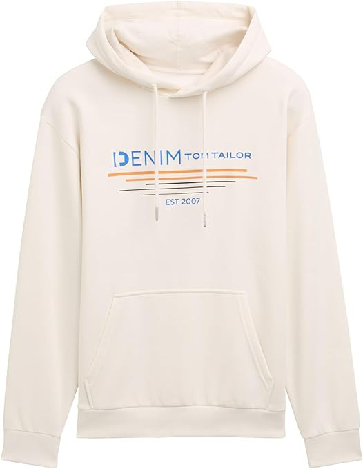 Худі Men's Sweater 1043298-14471 Tom Tailor L Кремовий 1043298-14471