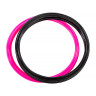Кільця спортивні 12 шт (6 Рожеві+6 Чорні) AVK3-600-001