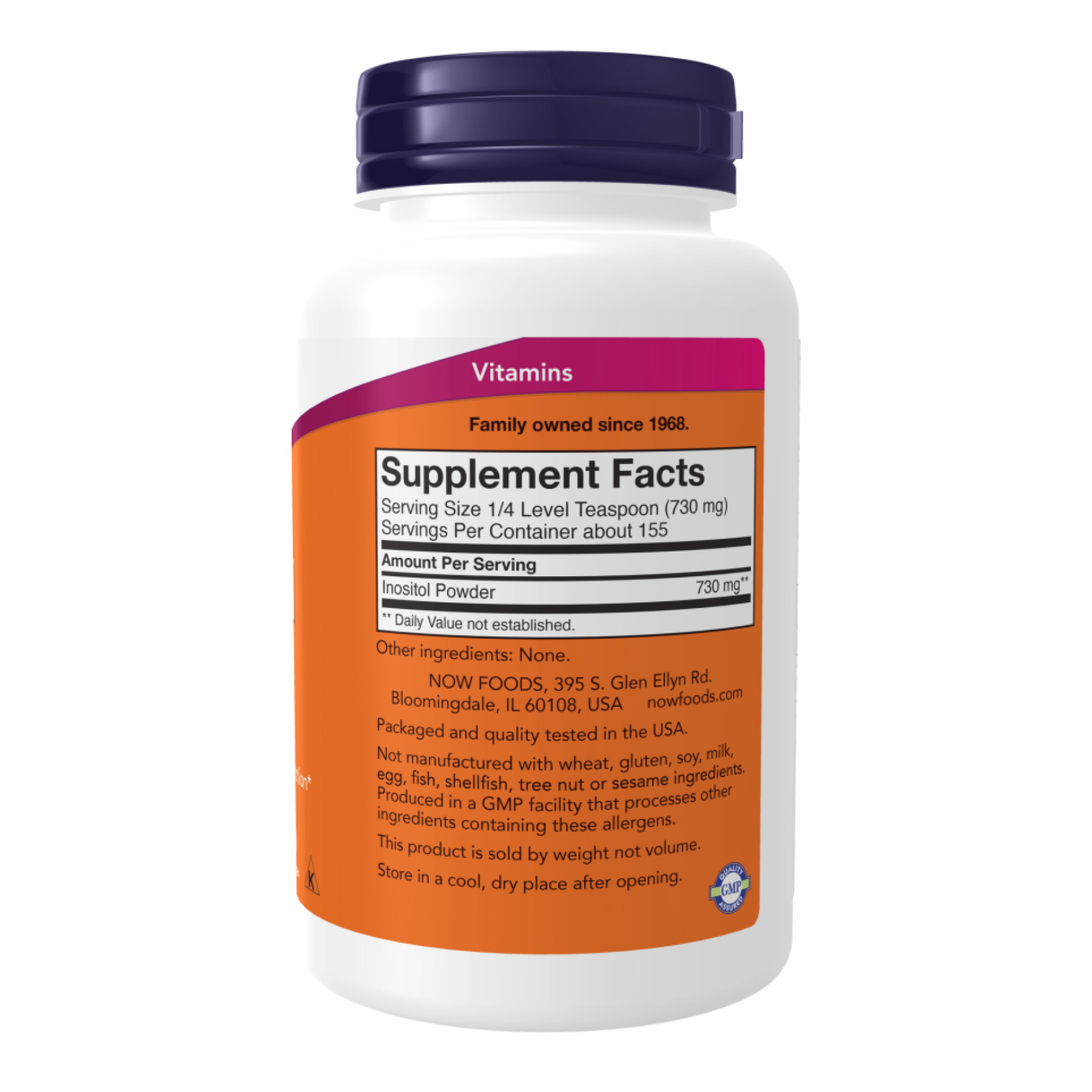 Софт гелеві капсули Inositol Powder - 4 oz 2022-10-2568