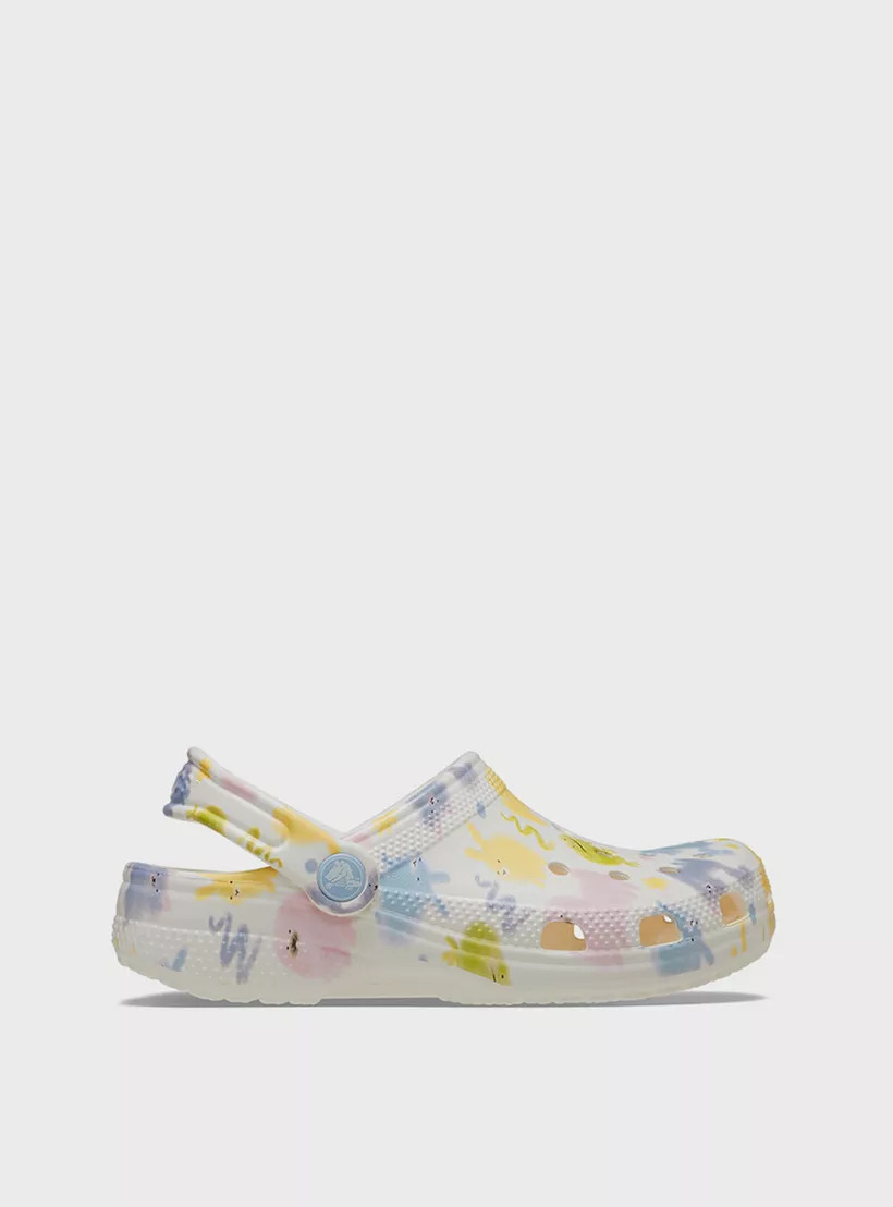Сабо підліткові Classic Pastel Pets Clog K Chk 210995-0WV-Chalk CROCS J1 (32-33) Білий 210995-0WV-CHALK