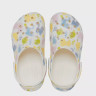 Сабо підліткові Classic Pastel Pets Clog K Chk 210995-0WV-Chalk CROCS J1 (32-33) Білий 210995-0WV-CHALK