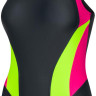 Купальник закритий для жінок Aqua Speed NINA 60929 чорний, малиновий, салатовий Жін 36 344-383