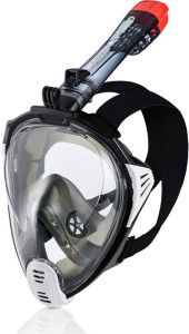 Маска Повнолицьова Aqua Speed DRIFT 7091 чорний, білий Уні L/XL 249-07