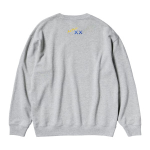 Толстовка KAWS x Uniqlo Warhol Graphic 472951 Sweatshirt (Grey Banana Kaws) E472951-000