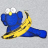 Толстовка KAWS x Uniqlo Warhol Graphic 472951 Sweatshirt (Grey Banana Kaws) E472951-000