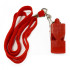 Свисток арбітра пластиковий зі шнурком Meta Whistle plastic classic with lanyard червоний Уні OFSM 1030001203