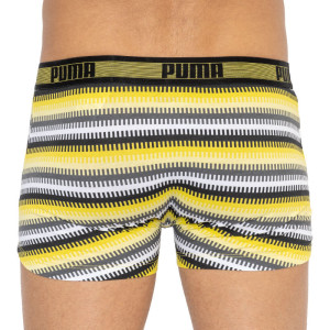 Труси-боксери Puma WORLDHOOD STRIPE TRUNK 2P білий, сірий, чорний, жовтий Чол L 501004001-020
