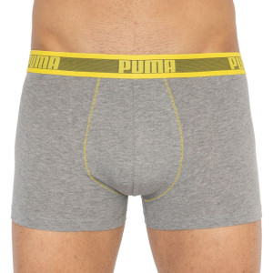 Труси-боксери Puma WORLDHOOD STRIPE TRUNK 2P білий, сірий, чорний, жовтий Чол L 501004001-020