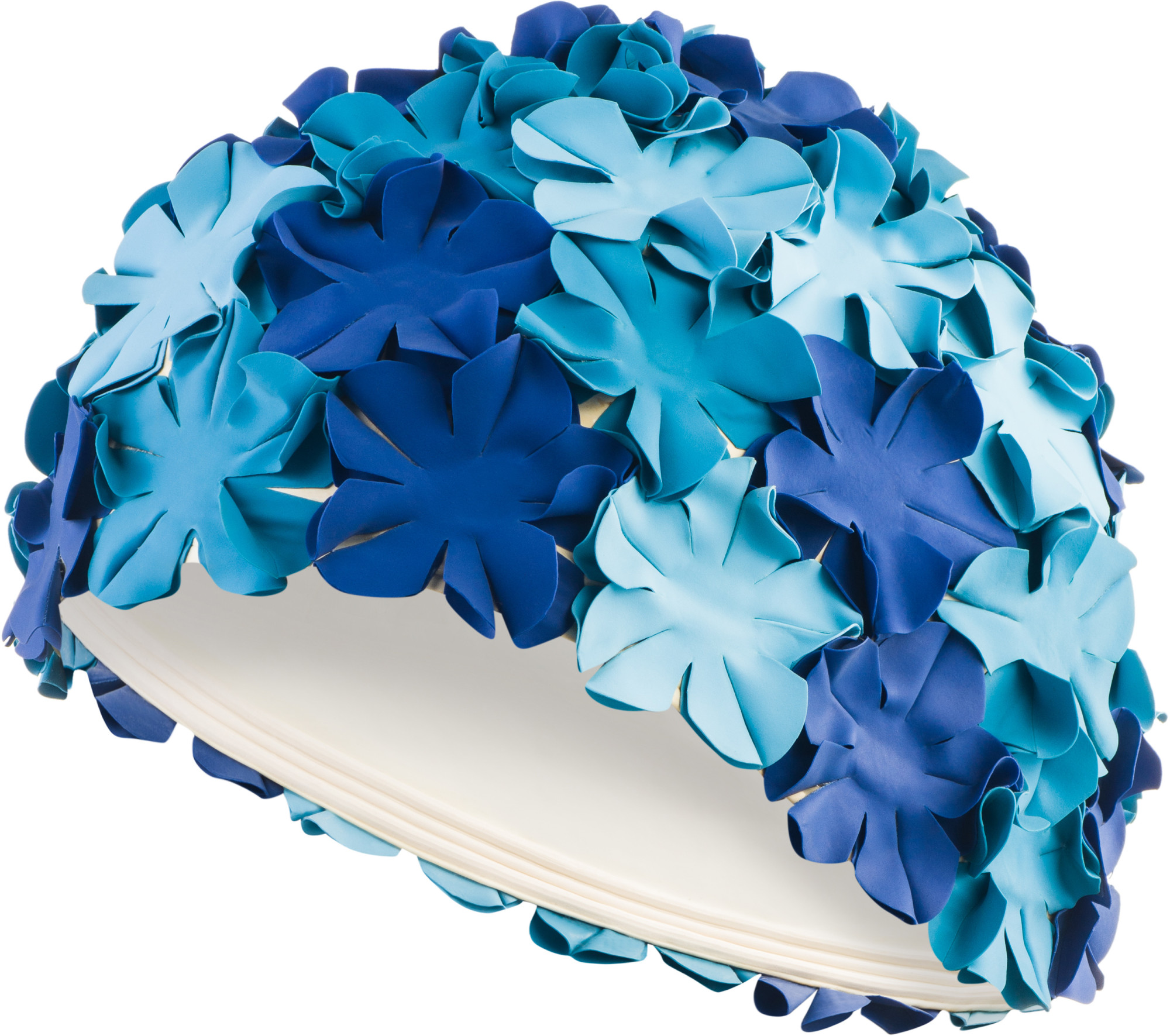 Шапочка для плавання Aqua Speed BLOOM 5707 синій, блакитний Жін OSFM 105-05