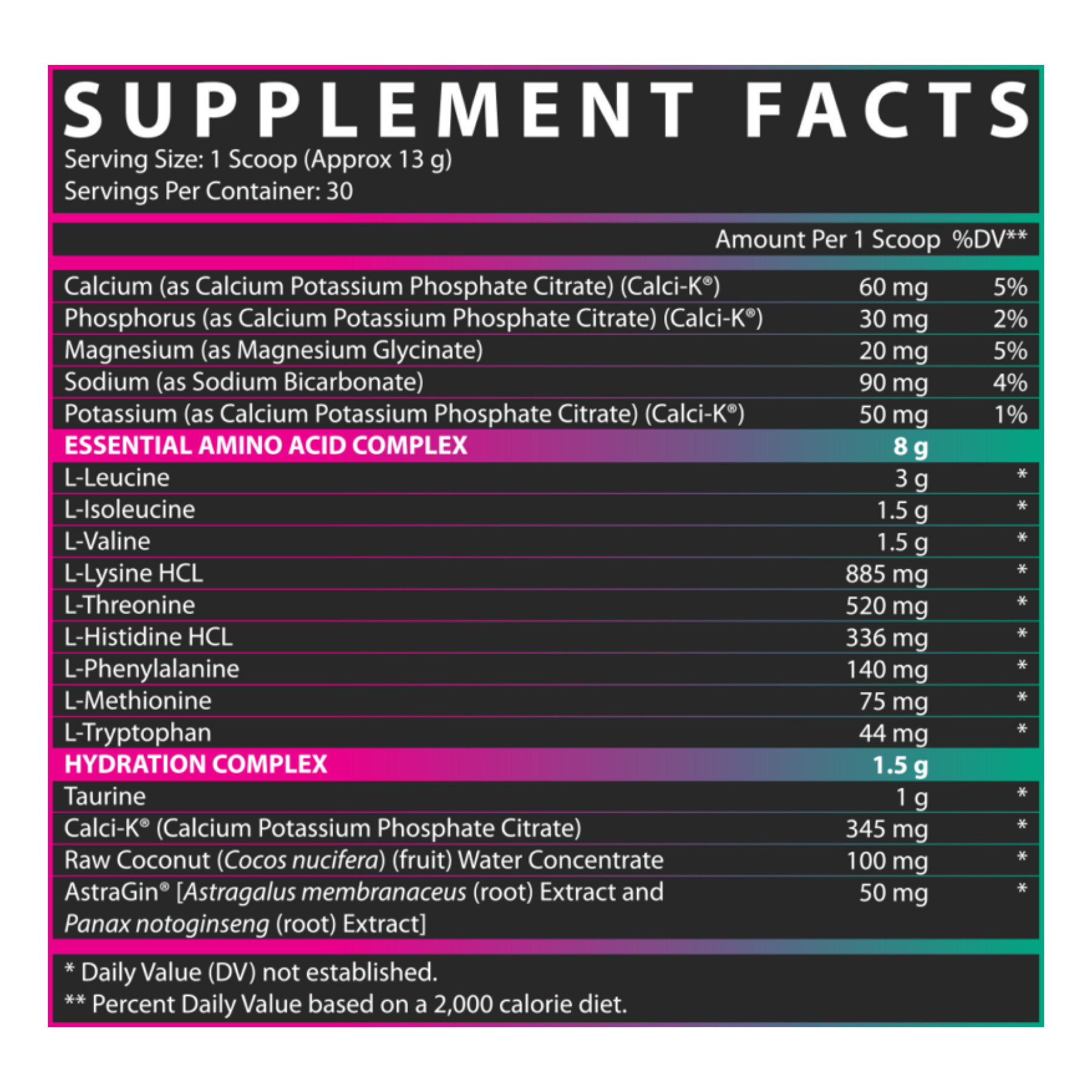 Порошок EAA Hydration - 30srv Strawberry Watermelon 100-33-8476328-20