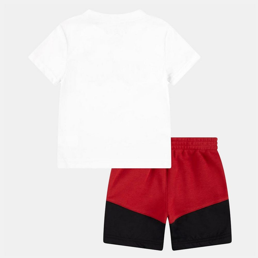 Костюм спортивний дитячий Air Jordan 2-Piece Stacked Mixed Set White/Red 85D767-R78