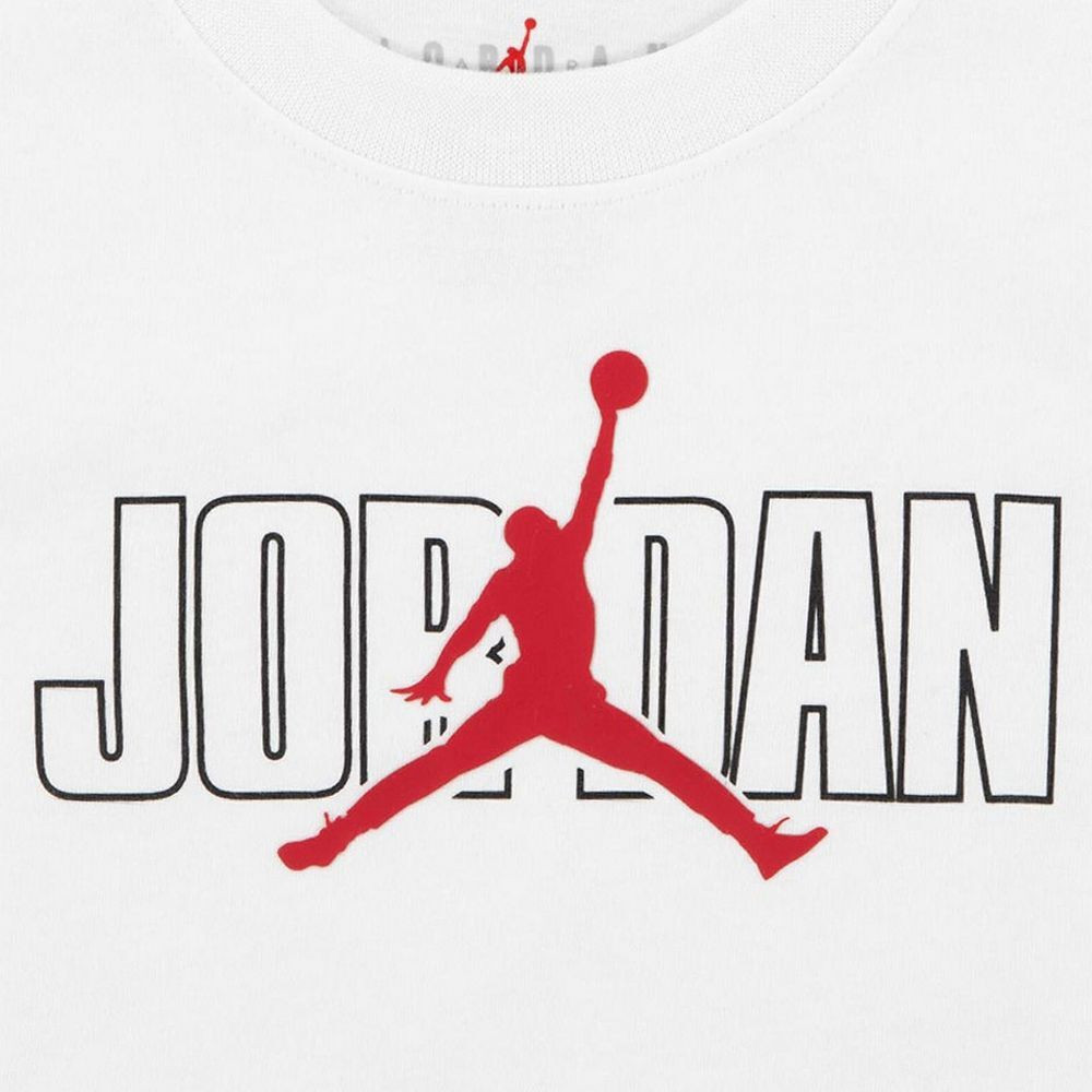 Костюм спортивний дитячий Air Jordan 2-Piece Stacked Mixed Set White/Red 85D767-R78