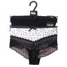 Труси Infinitif SHO SHORT F чорний, білий Жін L 13890284-1