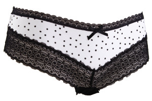Труси Infinitif SHO SHORT F чорний, білий Жін L 13890284-1