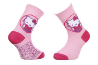 Шкарпетки HELLO KITTY TETE HK + ECRITURE блідо-рожевий Діт 19-22, арт.32770-7 32770-7