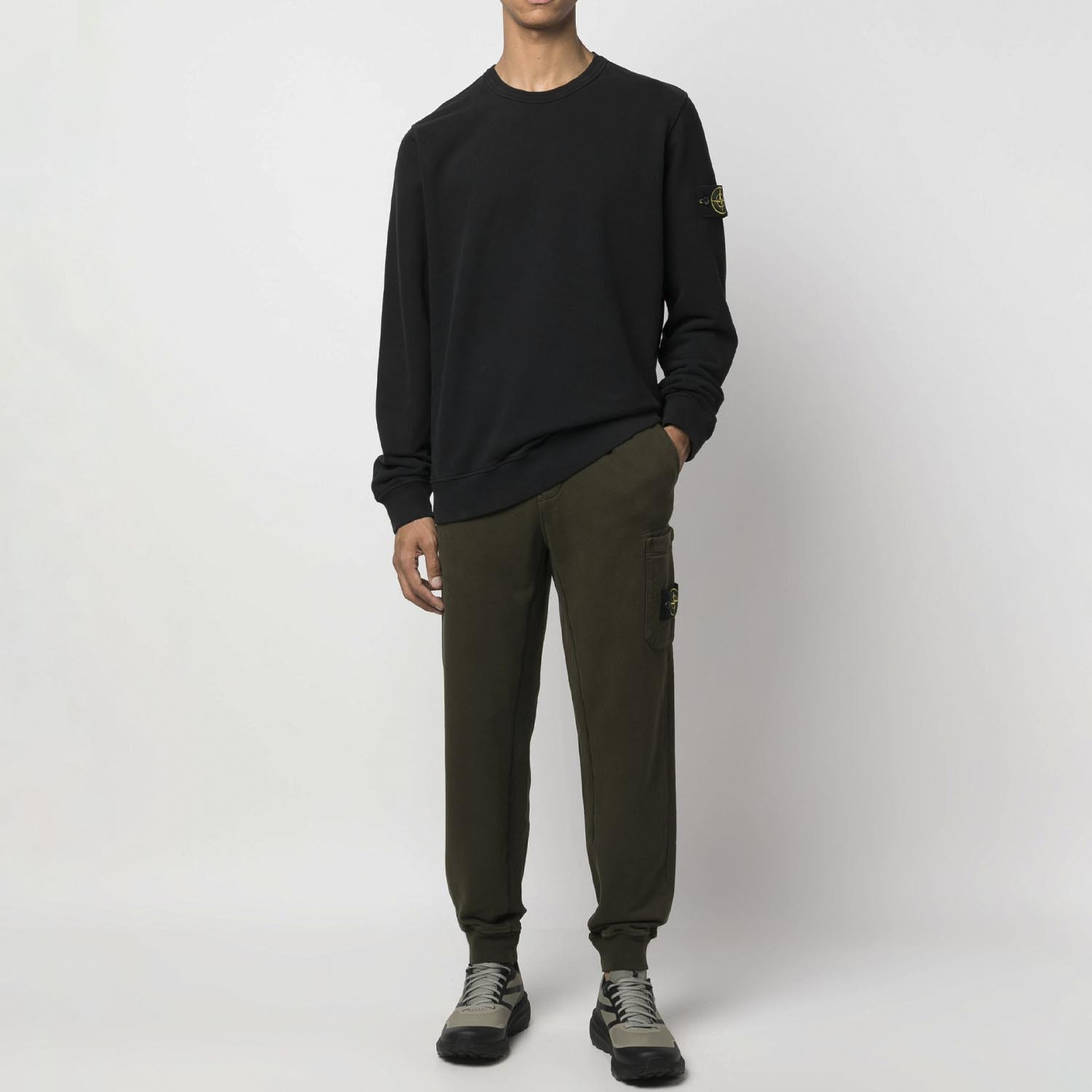 Світшот Stone Island Compass Badge Sweatshirt Black 811563051-V0029