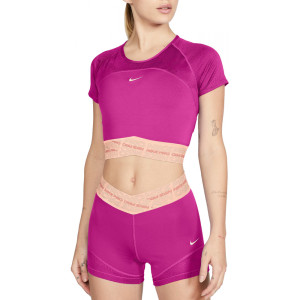 Футболка Nike W DRY CRP SS TP MAT VNR SU CJ4185-601