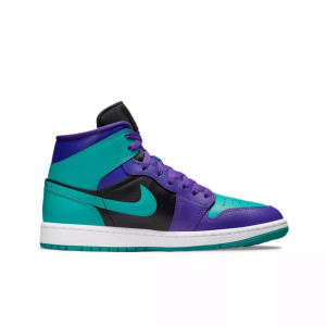 Кросівки Jordan 1 Mid Black Grape (W) BQ6472-502