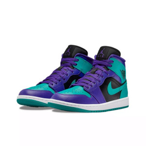 Кросівки Jordan 1 Mid Black Grape (W) BQ6472-502