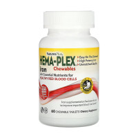 Таблетки Nature's Plus Hema-Plex - 60 chewable tabs 2023-10-4411
