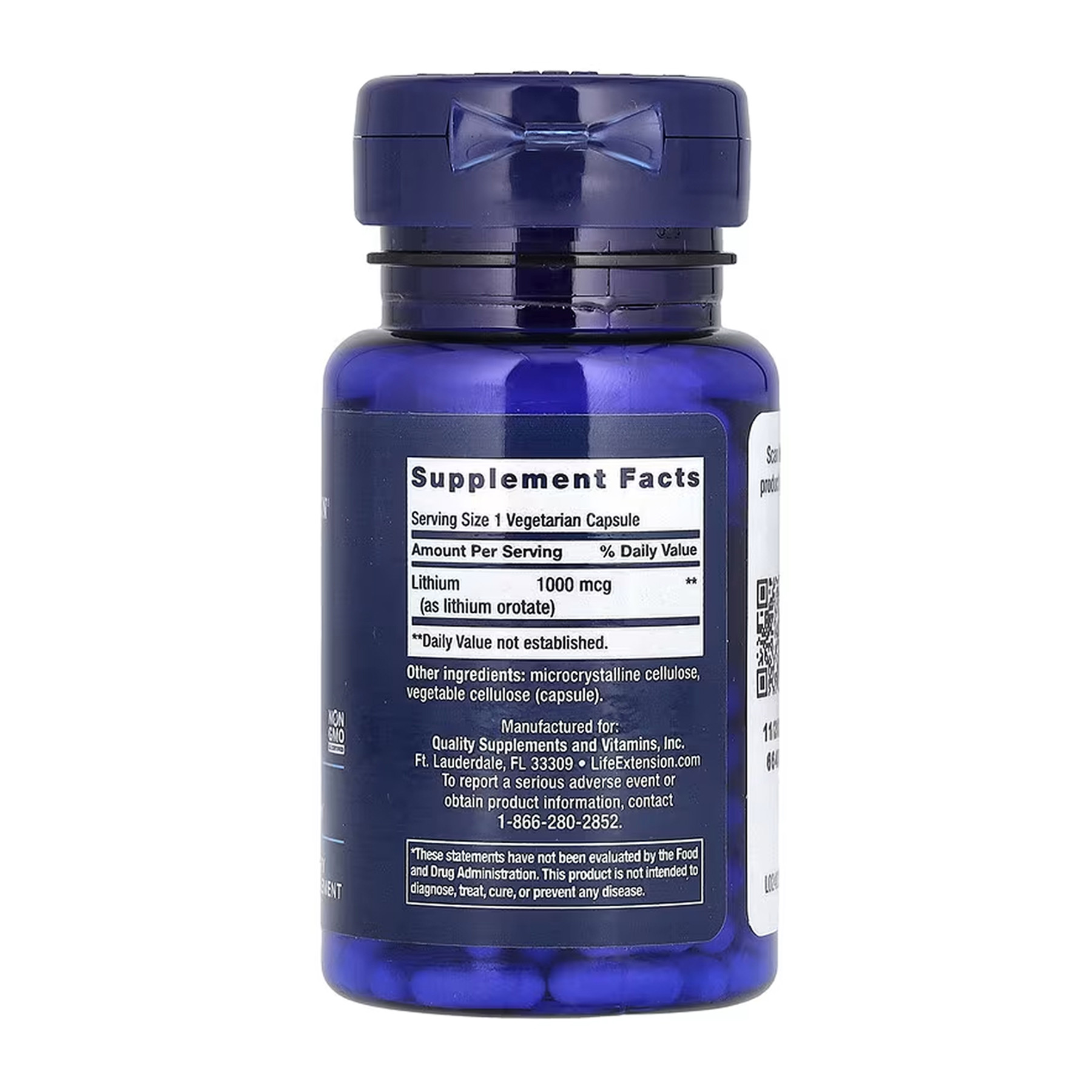 Капсули Life Extension Lithium 1000 mcg - 100 caps 2023-10-5454