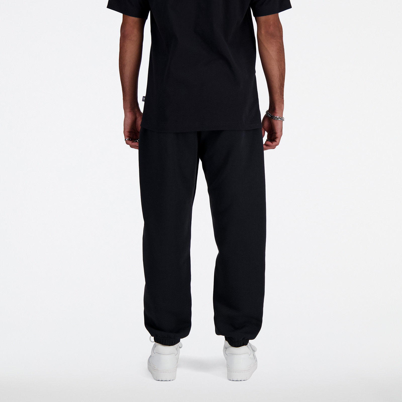 Штани чоловічі New Balance Brushed Back Small Logo Joggers Black MP41503BK L MP41503BK